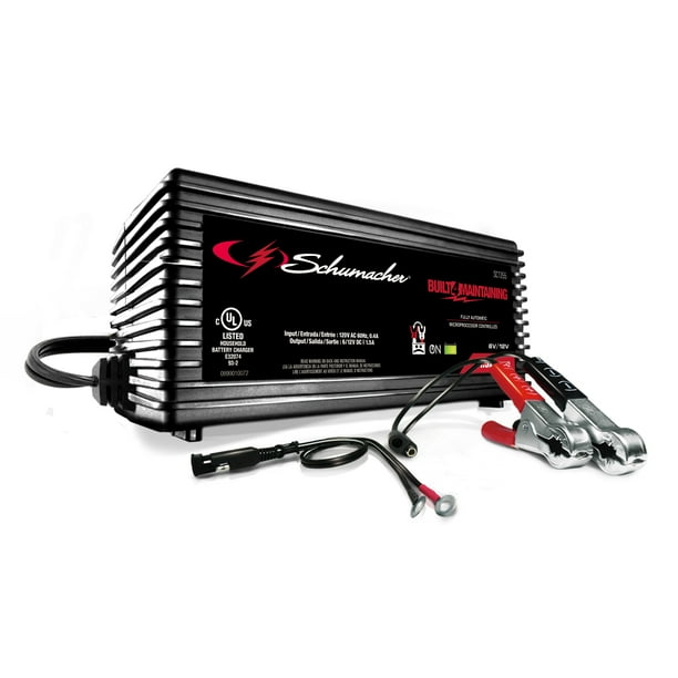 Schumacher Fully Automatic Battery Maintainer 1.5 Amp, 6/12V