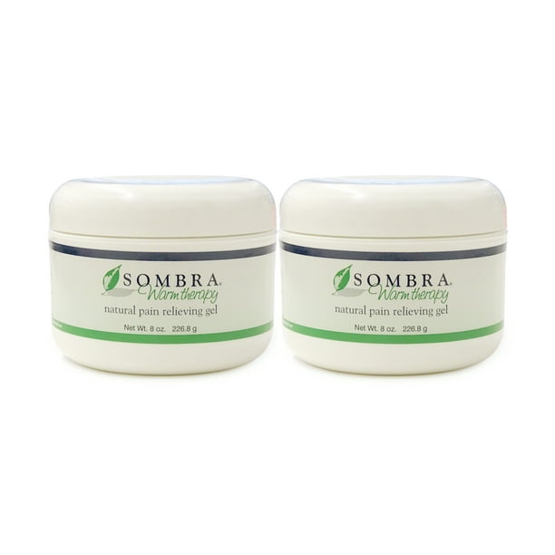 Sombra Warm Therapy Natural Pain Relievi ng G el, 8Ounce 2Pack
