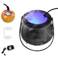 thumbnail image 1 of Huanglei Halloween Witch Cauldron Fog Machine With Color Changing LED Light Maker For Party Decorations, 1 of 2