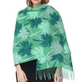 thumbnail image 5 of Shawl Wraps for Women - Coconut trees Camouflage Oversized Fall Winter Fashion Blanket Scarf for Women, 5 of 6