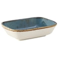 thumbnail image 1 of Tuxton GGE-552 8 oz Géode Azur Plat Latéral Rectangulaire&44; Beige & Bleu, 1 of 1