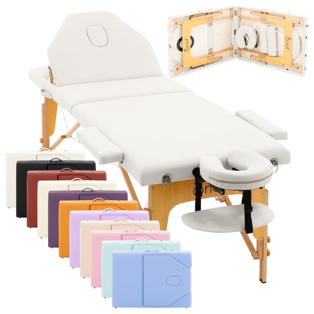 Cama de Masaje Onof MB-001 Portatil SPA Profesional - Blanco