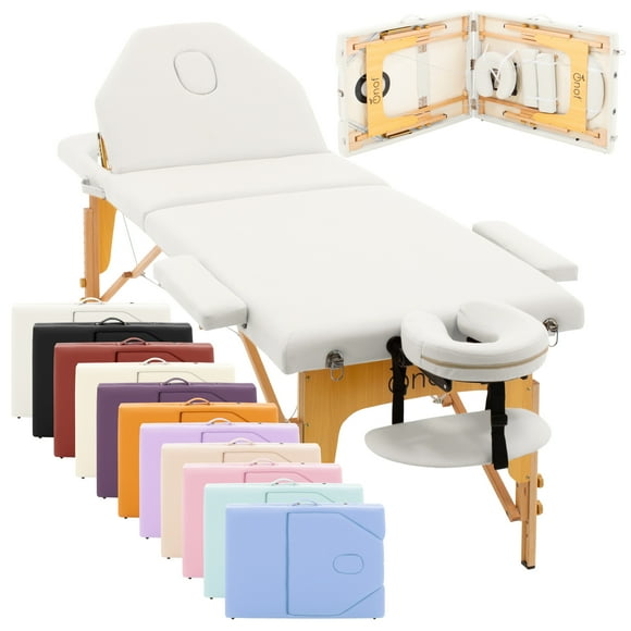 Cama de Masaje Onof MB-001 Portatil SPA Profesional - Blanco