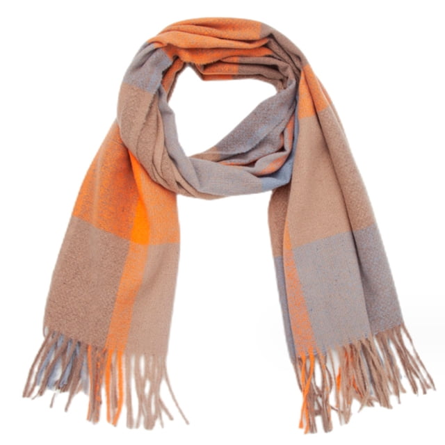 Bufanda de imitación de cachemira, bufanda suave de invierno para mujer para clima frío, bufanda tipo manta navideña, regalos