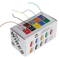 Hemoton 5 Rolls Copper Electrical Wire Insulated Cable Wire Electric Extend Cord (30AWG)