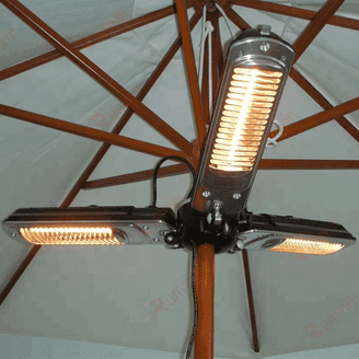 aimcae umbrella electric patio heater Electric Umbrella Heater Outdoor Heaters for Patio Electric Only Waterproof  Infrared for Patio, Commercial and Residential