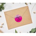 thumbnail image 2 of Darling Souvenir 45 Pcs Pink Round String Lights Save The Date Stickers DIY Envelope Seals-1.6 Inches, 2 of 4