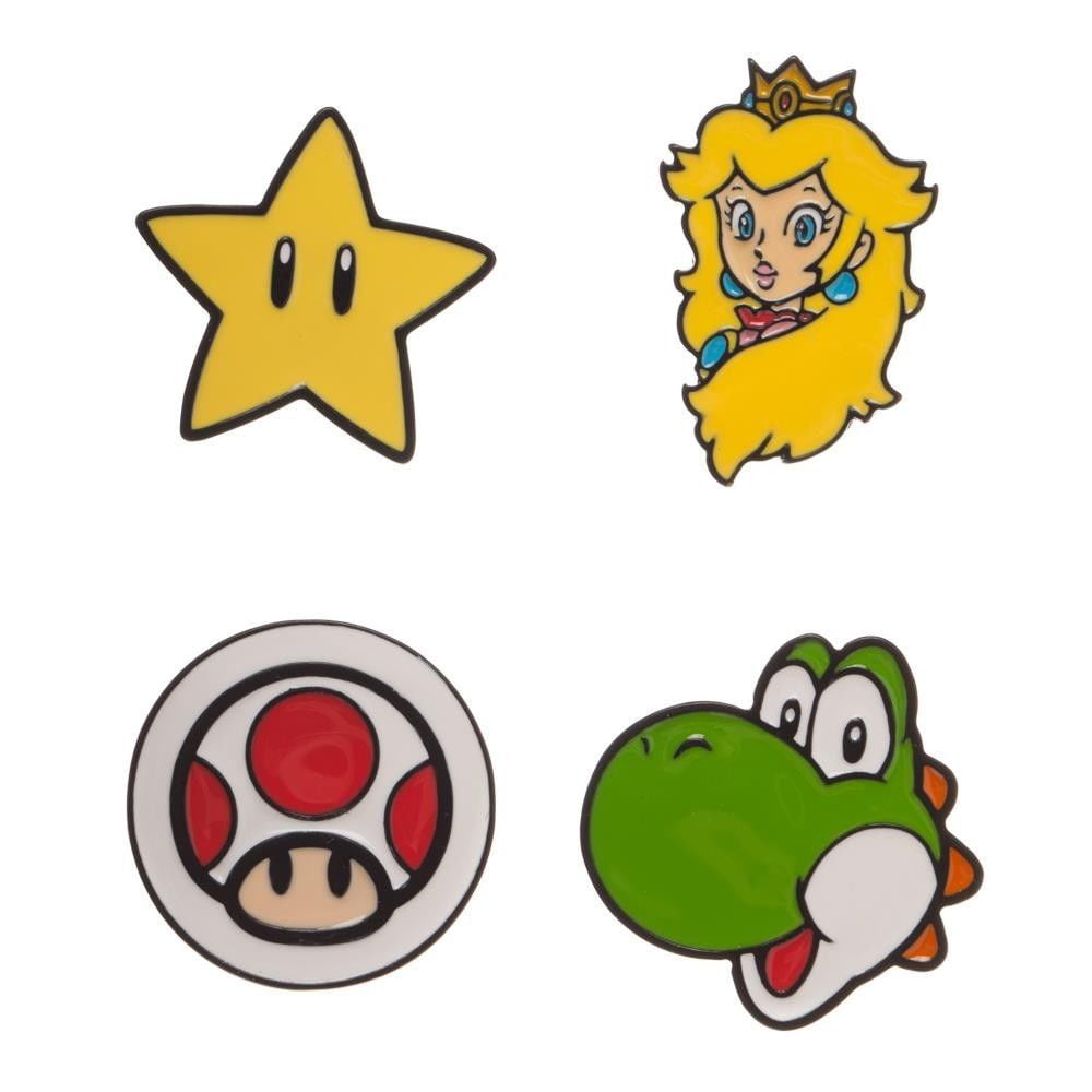 Wario Pin Super Mario Pin Super Smash Bros Enamel Gamer Gift Pin Retro Brooch 