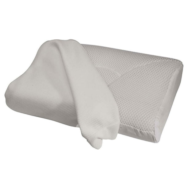 New Contour Cool Mesh Breathable Memory Foam Pillow 18102R Walmart