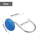 thumbnail image 2 of Gancho para cortina de ducha liwang anillo decorativo de mármol agrietado azul 12 piezas, 2 of 5