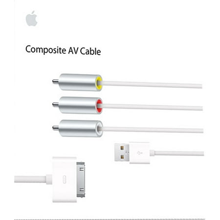 Apple Composite AV Cable - power / audio / video cable - composite video / audio