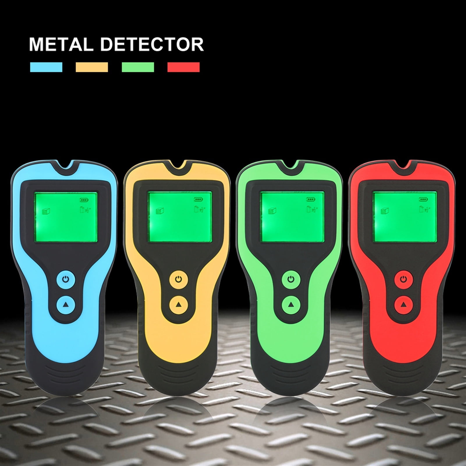 5 In 1 Wall Testing Monitor Water Purity Filter Metal Detector AC Voltage Live Wire Wood Pipe Stud Finder Wall Scanner ,High Visibility
