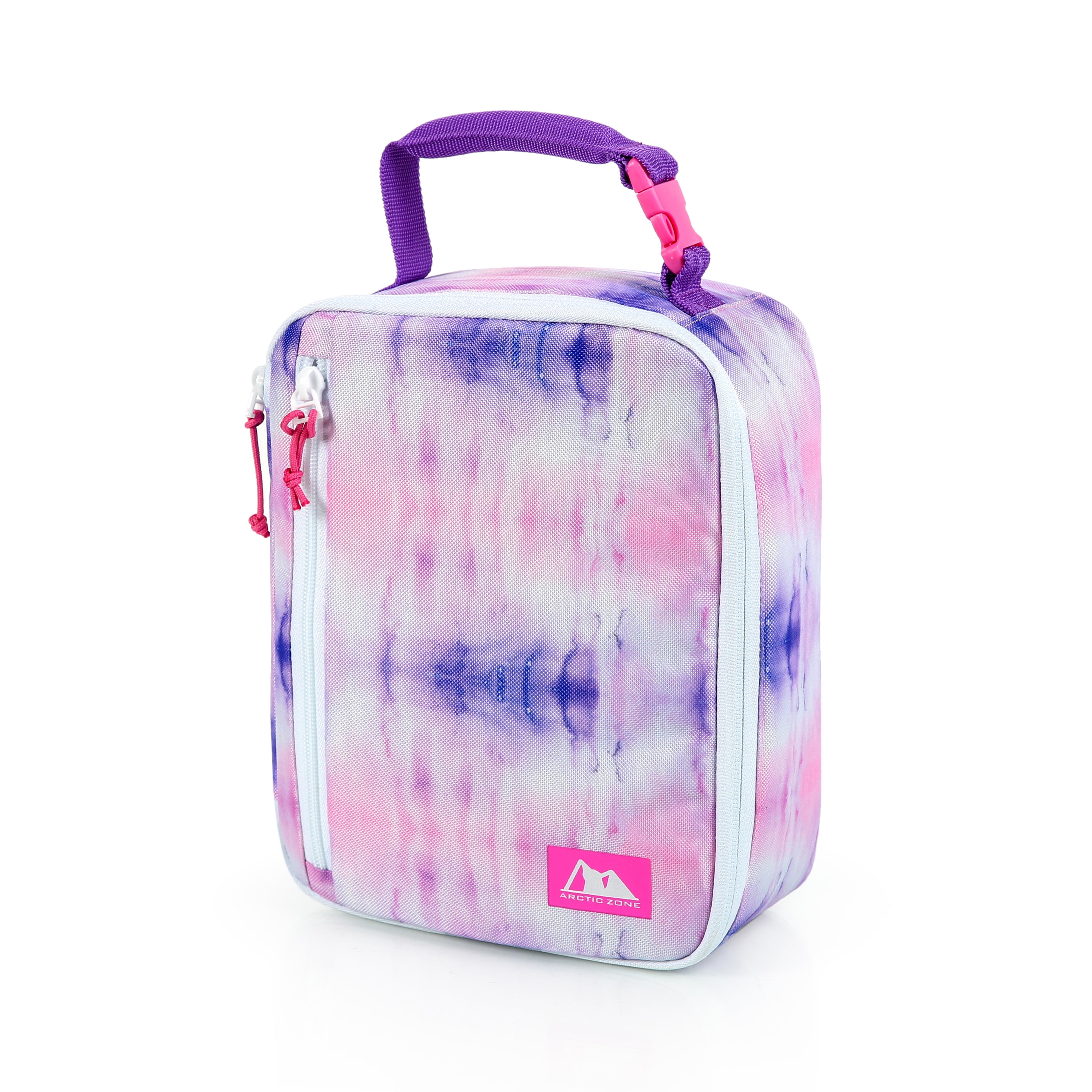 Arctic Zone Kids Classics Utility Reusable Lunch Box with Microban Lining and Ice Pack, Butterfly