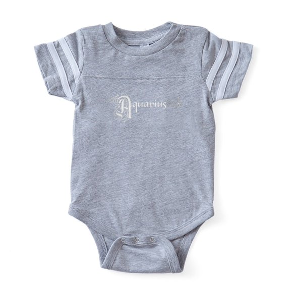CafePress - Gothic Zodiac Aquarius - Cute Infant Baby Football Bodysuit
