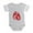 Heather Gray, variant on CafePress - Boxing_Gloves - Cute Infant Baby Football Bodysuit