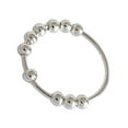 thumbnail image 4 of Women Anxiety Ring Beaded Finger Ring with Exquisite Appearance Gift for Friends and Family Type 8, 4 of 8