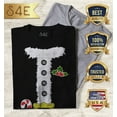 thumbnail image 2 of S4E Women's Santa Suit Elf Christmas Holiday Costume T-Shirt Medium Black, 2 of 4