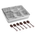thumbnail image 3 of Caja de especias Soledad Contenedor de aperitivos Servidor de condimentos Inoxidable, 3 of 10