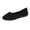 Black, variant on Women's Mesh Flats Shoes Fashion Spring And Summer Women Casual Shoes Solid Color Flat Bottom Round Toe Lightweight Flying Woven Mesh Breathable Simple Style Slip on Shoes Loafer