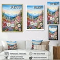 thumbnail image 4 of Designart "Mountain Seasonal Pink Blooms III" Seasonal Flowers Floater Framed Canvas Wall Art, 4 of 5