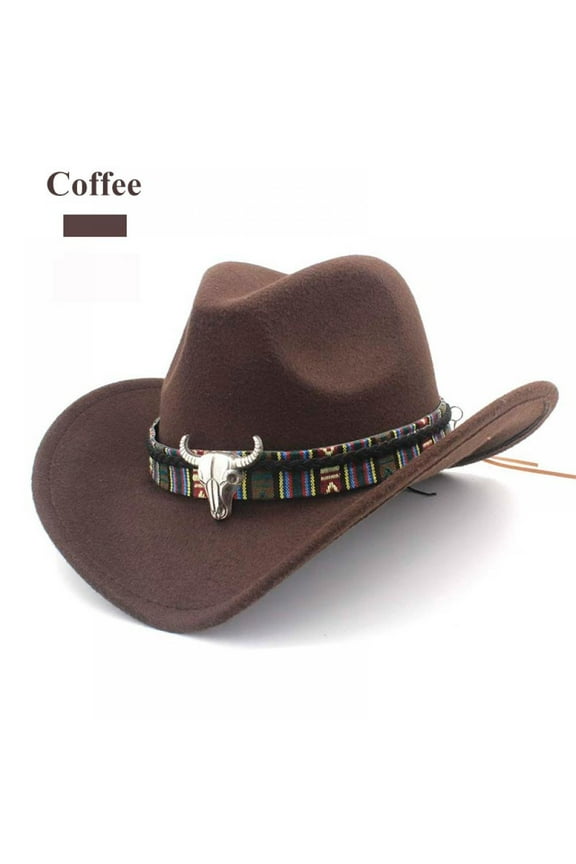 Wide Brim Western Cowboy Hat for Women/Man