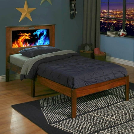 UPC 819722013560 product image for Lifetime LightHeaded Beds Montgomery Twin Bed with Changeable Back-Lit LED Headb | upcitemdb.com