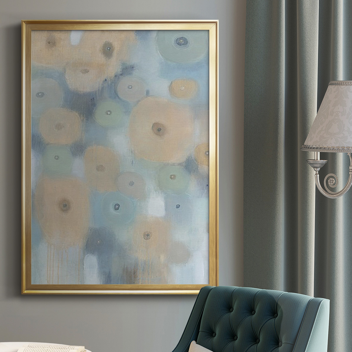 Spinning Wheels I Premium Framed Print, in Gold, Black, or Silver - Ready to Hang