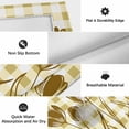 thumbnail image 6 of Outdoor Rug 3x5 ft Yellow Tulip Flowers Outdoor Large Area Rug Non Slip Rubber Floral Buffalo Plaid Front Door Mat RV Rug Camping Carpet Patio Outdoor Rugs for Backyard Balcony Deck Porch Indoor, 6 of 9