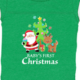thumbnail image 4 of Inktastic Baby's 1st Christmas with Santa Reindeer and Tree Boys or Girls Baby Bodysuit, 4 of 5