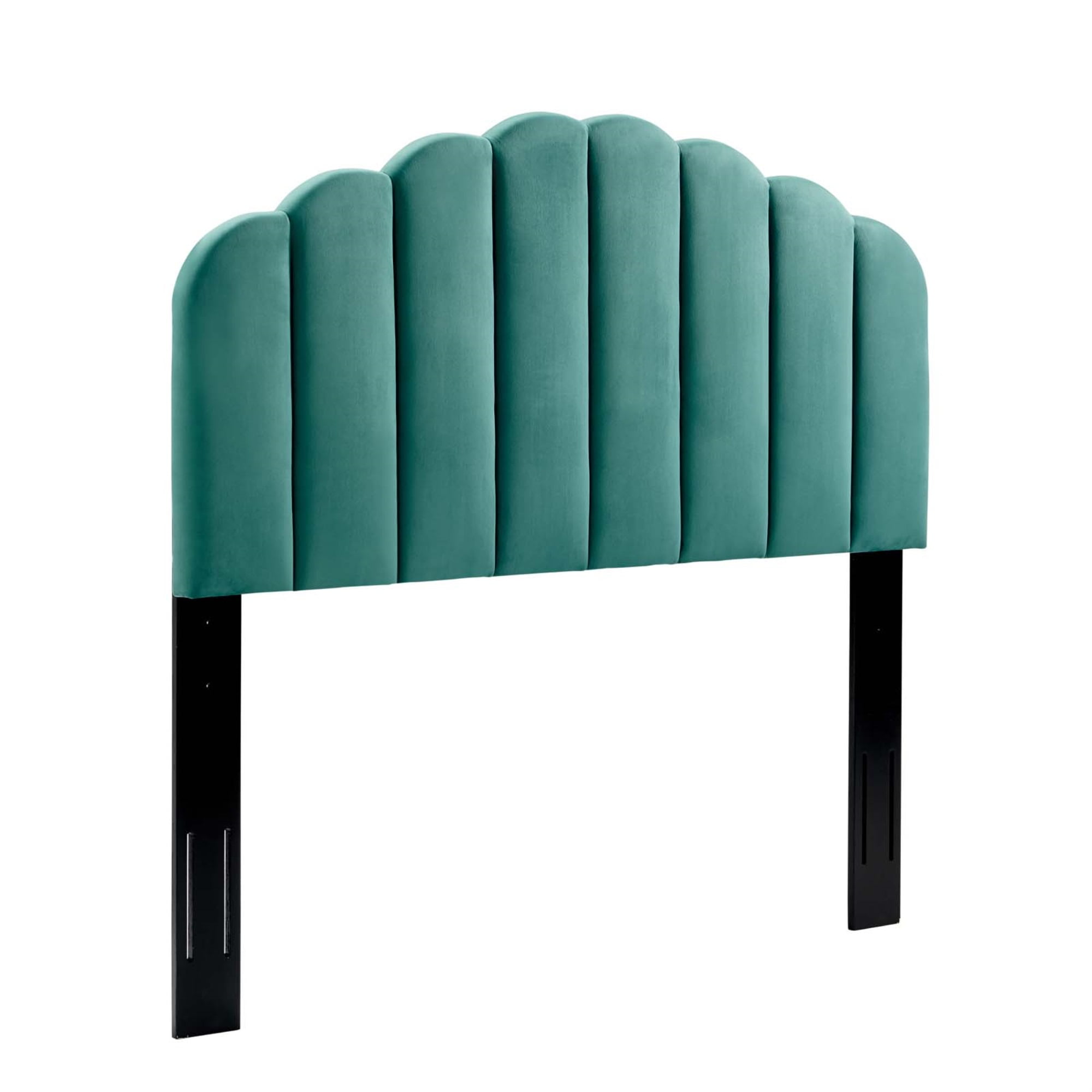 Ergode Veronique Full/Queen Performance Velvet Headboard Teal