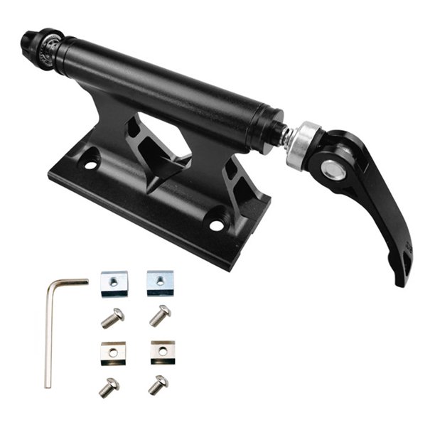 Toystoory Clip de fijación de horquilla delantera de bicicleta , soporte de estacionamiento para equipaje de coche, soporte de montaje, garaje Ciclismo Negro
