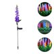 thumbnail image 5 of 1 lámpara LED solar con forma de flor violeta para jardín, ideal para patio., 5 of 5