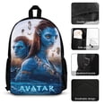 thumbnail image 3 of Avatar 3 Pcs Backpack Set With Lunch Bag And Pencil Case Casual Bookbag Lunch Box Pencil Box, 3 of 6