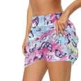 thumbnail image 2 of KEIAHUAN Women's Tie dye Athletic Skirt Casual Comfortable High Waisted Butterfly Print Tennis Skorts Breathable Smooth Golf Activewear Skirts Outdoor Sports Wear Size S, 2 of 7