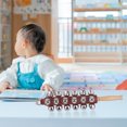thumbnail image 3 of Jingle Bell Stick, Ergonomic Wooden Handle Bell Toy Musical Instrument  for Kindergarten, 3 of 8