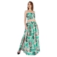 thumbnail image 1 of Bimba 2 Pcs Robe de Plage Sexy pour Femmes Imprimée Smockée Crop Top & Longue Jupe Ensemble, 1 of 7