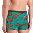 thumbnail image 6 of Salouo Colorful Crab Print Men's Boxer Briefs,Breathable Underwear Elastic Waistband Briefs for Men -XX-Large, 6 of 8