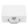 thumbnail image 1 of Raindrops Paper Suitcase Paperboard Suitcase White Organization General Users 1Pcs, 1 of 7