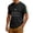 Black, variant on Men's Hello Darkness My Old Friend Crew Neck Short Sleeve Graphic T Shirt