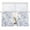 Blue/White, variant on Blue White Flowers Semi Sheer Window Curtains 45 Inches Long, Spring Summer Floral Botanical Rod Pocket Voile Silky Chiffon Curtain Light Filtering Drapes for Living Room, Kitchen, 52"x45", 2 Panels