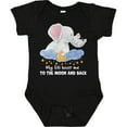 thumbnail image 3 of Inktastic My Titi Loves Me to the Moon and Back Elephant Family Boys or Girls Baby Bodysuit, 3 of 5