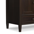 thumbnail image 4 of Simpli Home Warm Shaker 47 inch Wide Solid Wood TV Stand in Tobacco Brown For TVs up to 50 inches, 4 of 13