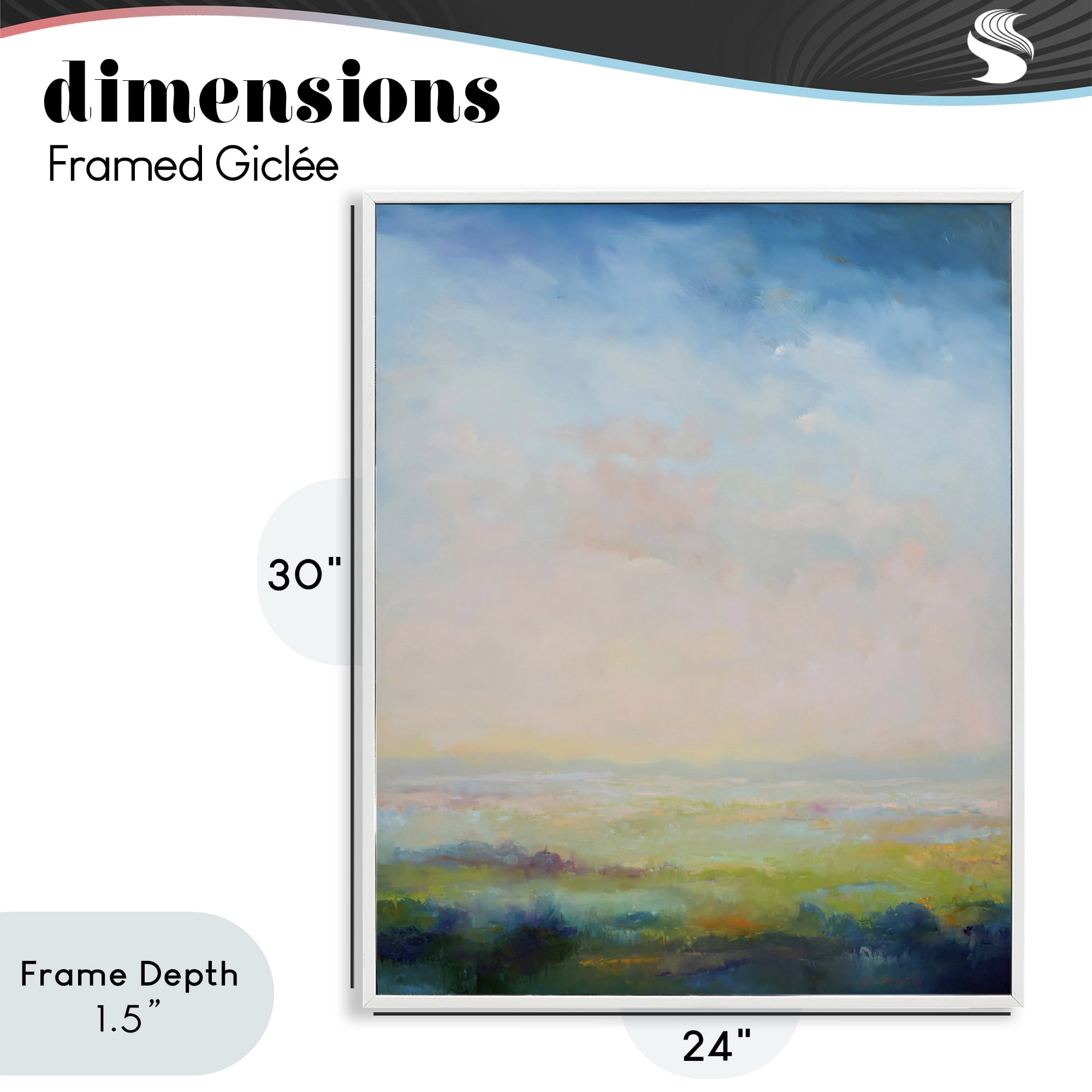 Stupell Industries Mystic Marsh Serenity White Framed Giclee Art, design by William McCarthy