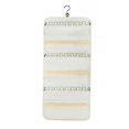 thumbnail image 1 of Organizador de joyas de doble cara, organizador de joyas colgante, soporte de joyería plegable de pared antienredos con 48 bolsillos. Beige, 1 of 9