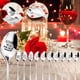thumbnail image 1 of Fiudx Juego de Cucharas de Acero Inoxidable, Elegante Cuchara para Café y Té, Utensilios Duraderos para Postres y Frutas, Perfecto para La Cocina, Cafetería, Regalo de Cumpleaños de Navidad, Tamaño d, 1 of 2