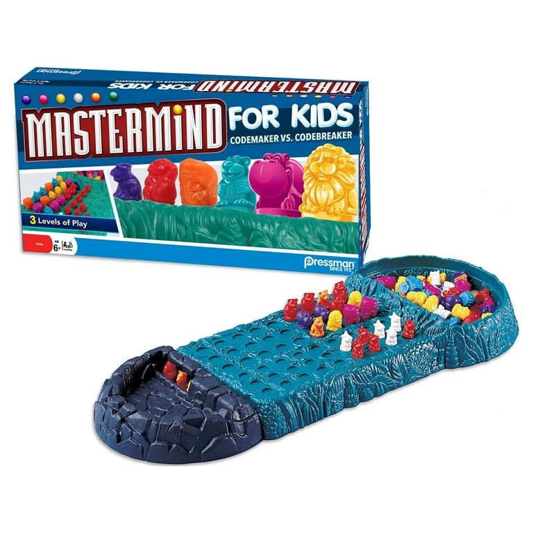 Pressman Mastermind For Kids Board Game - Codebreaking Game With Three  Levels of Play
