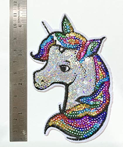 1 x Sleepy Unicorn Sew On/Iron On Embroidered Patch Badge Applique DIY Motif 