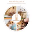 thumbnail image 3 of Hamster Rueda Base de madera Hamster Rueda Rueda Rueda Ejercicio Rueda Pantalla de juguete, 3 of 6