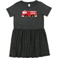 thumbnail image 3 of Inktastic Fire Truck Childs Fireman Girls Toddler Dress, 3 of 5