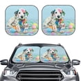 thumbnail image 2 of Saiise A Funny Little Dalmatian Puppy for Foldable Car Sun Shades (2-Pack) Offer Sun Protection with an Easy-fold Design for Convenient Windshield Shading-Small, 2 of 6